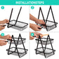 2-tier Metal Fruit Basket Vegetables Bread Rack Picnic Basket