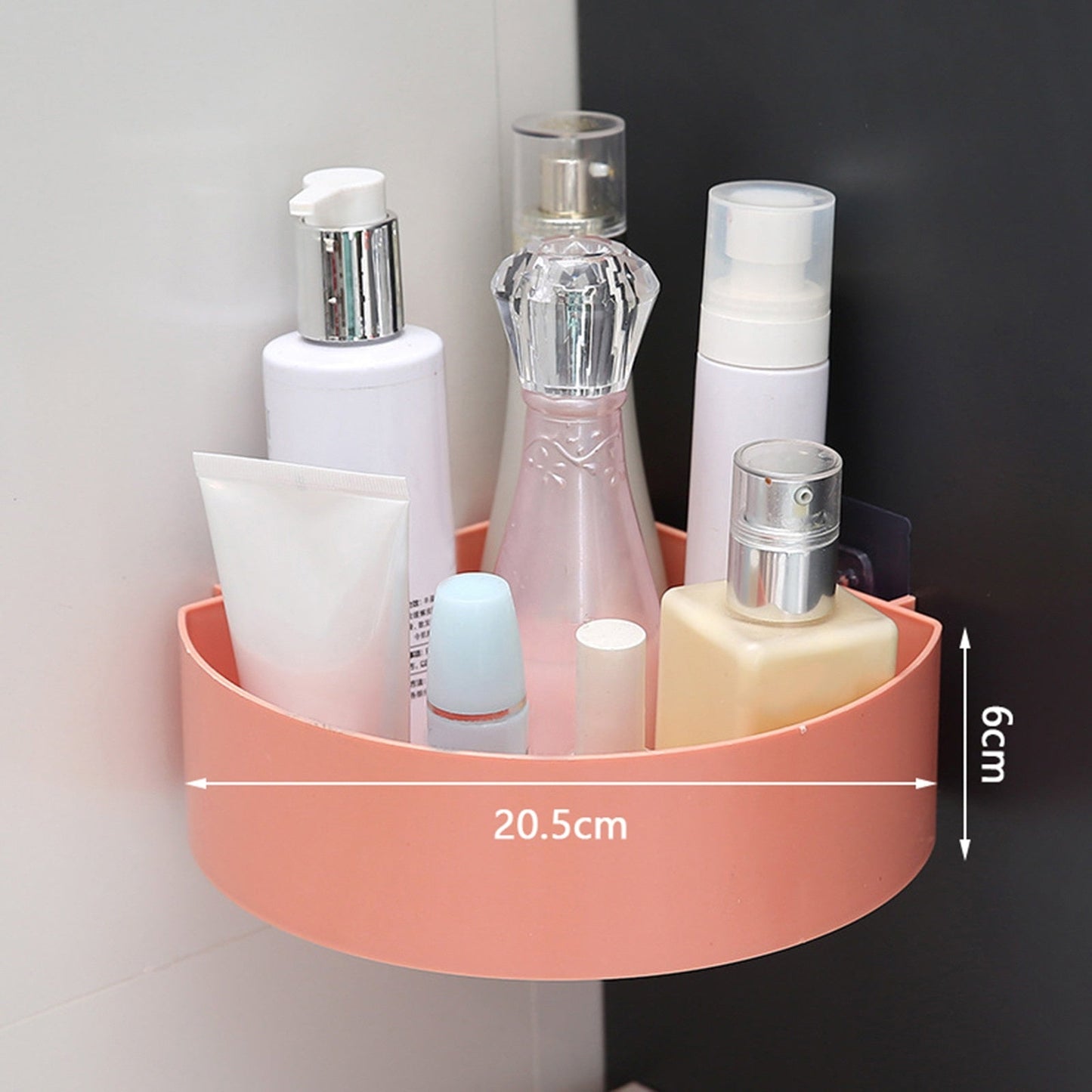 Bathroom Shelf Organizer Toilet Adhesive Shampoo Gel Storage Basket