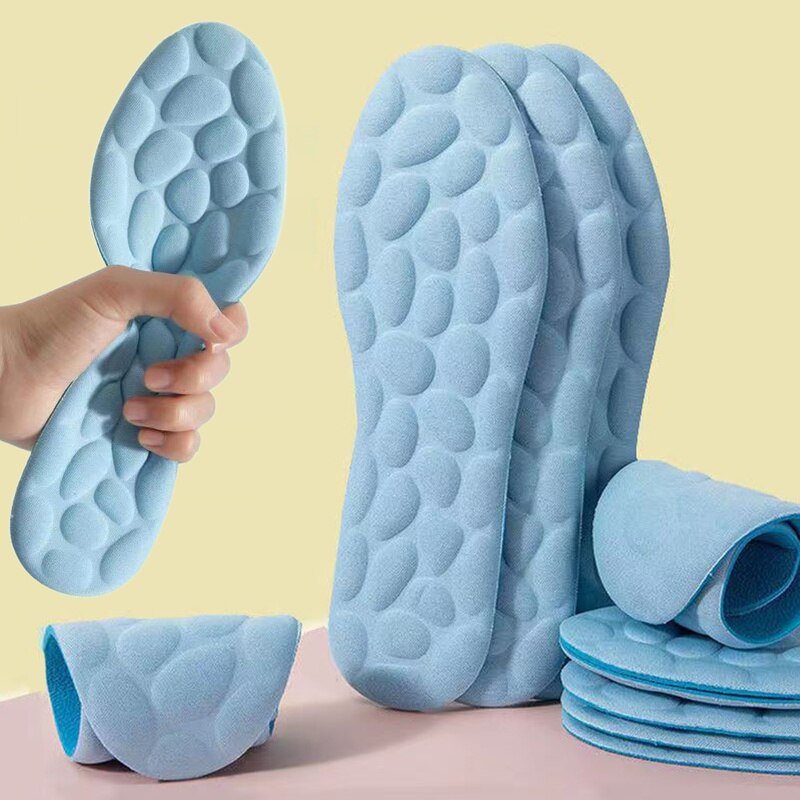 5D Massage Memory Foam Insoles for Shoes Breathable Cushion