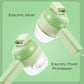 4In1 Electric Vegetable Cutter Set Handheld Wireless Electric Garlic Masher