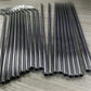 Straight Curved straw 304 stainless steel silver straw