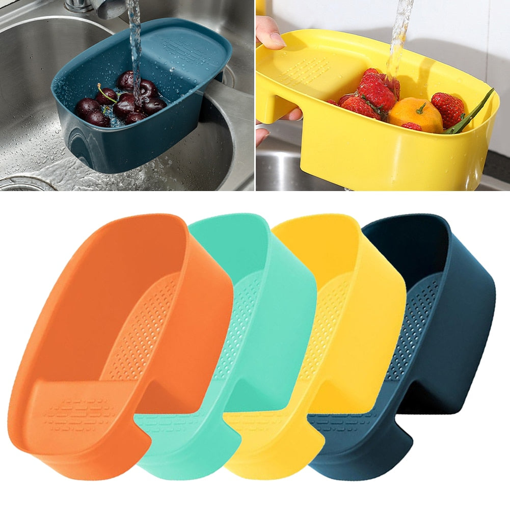 Sink Food Residue Filter Multifunctional Saddle-shaped Kitchen Drain Basket