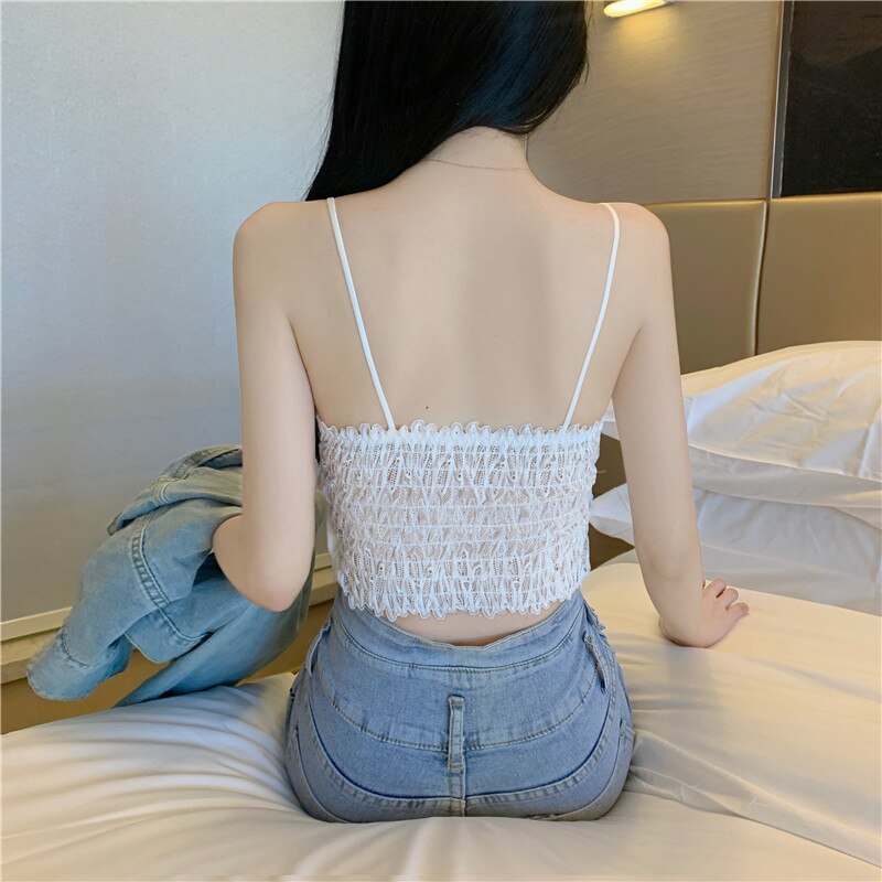 Women Sexy Camisole Tube Top Bra Female Sleeveless Lingerie Intimates 2023