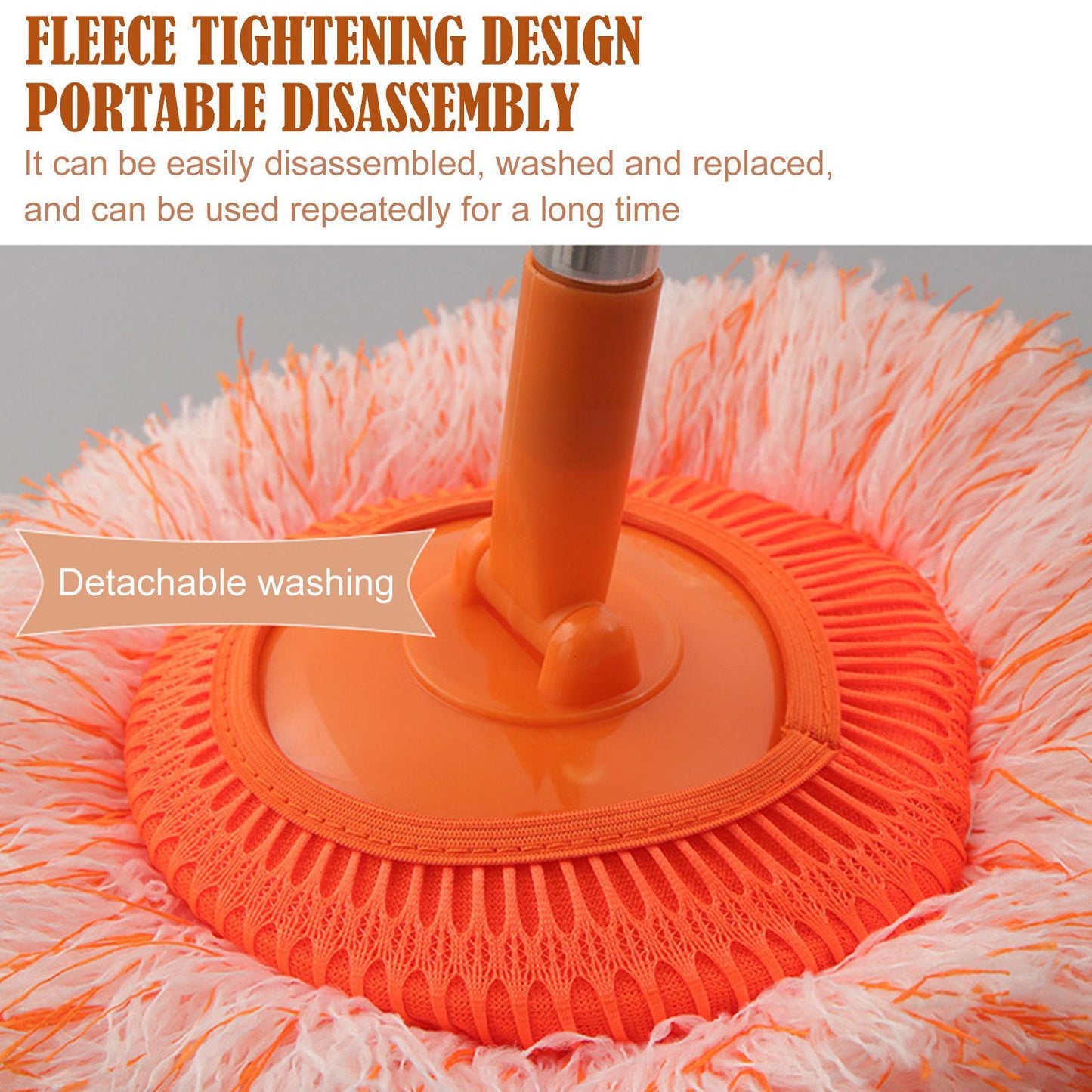 Cleaning 360 Spin Mop Handle Multifunctional Sunflower Mop