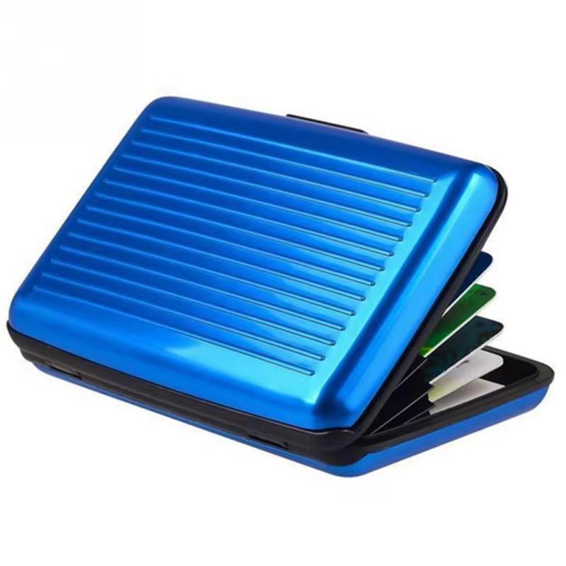 Anti-theft Brush Anti-magnetic Bank Card Holder Business Credit Card Hard Shell