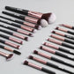 15 PCs Professional Eye Makeup Brush Rose Gold Beauty Tool Brush