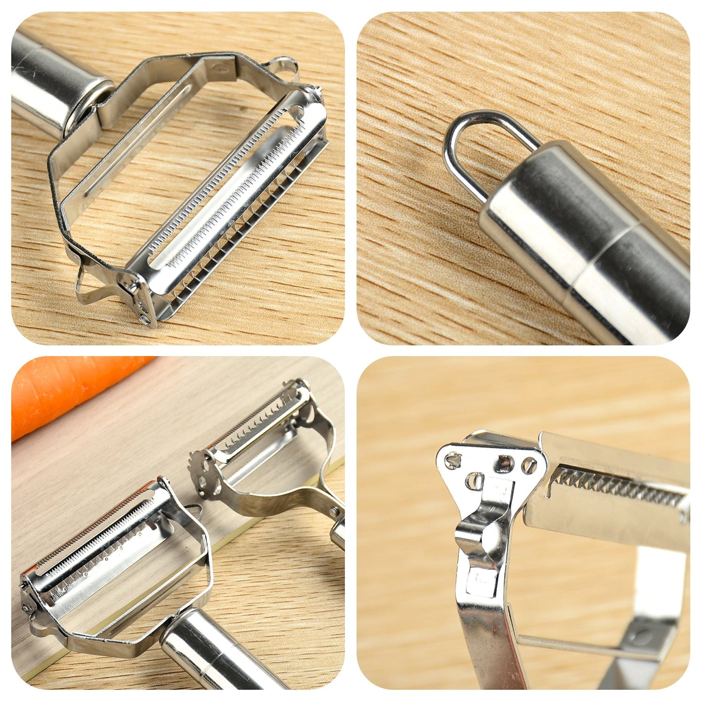 Stainless Steel Peeler Fruit Vegetable Melon Potato Carrot Cucumber