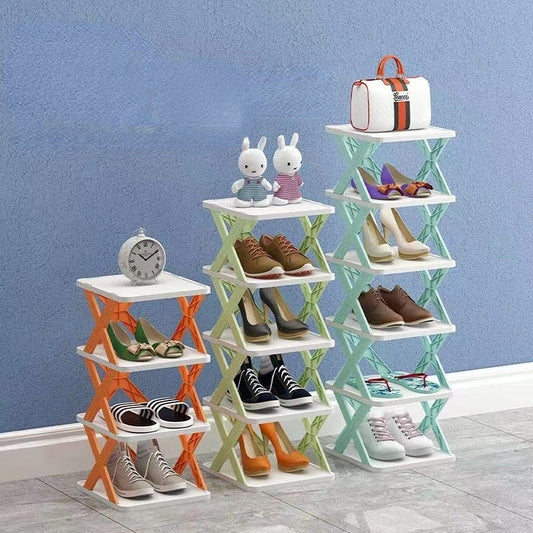 Multi Layer Folding Shoes Storage Organizer