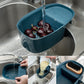 Sink Food Residue Filter Multifunctional Saddle-shaped Kitchen Drain Basket