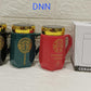 Ceramic Mirror Cup New Creative Office Couple Mug Cute Cartoon Gift Cup with Lid Cute Coffee Mugs and Cups Set